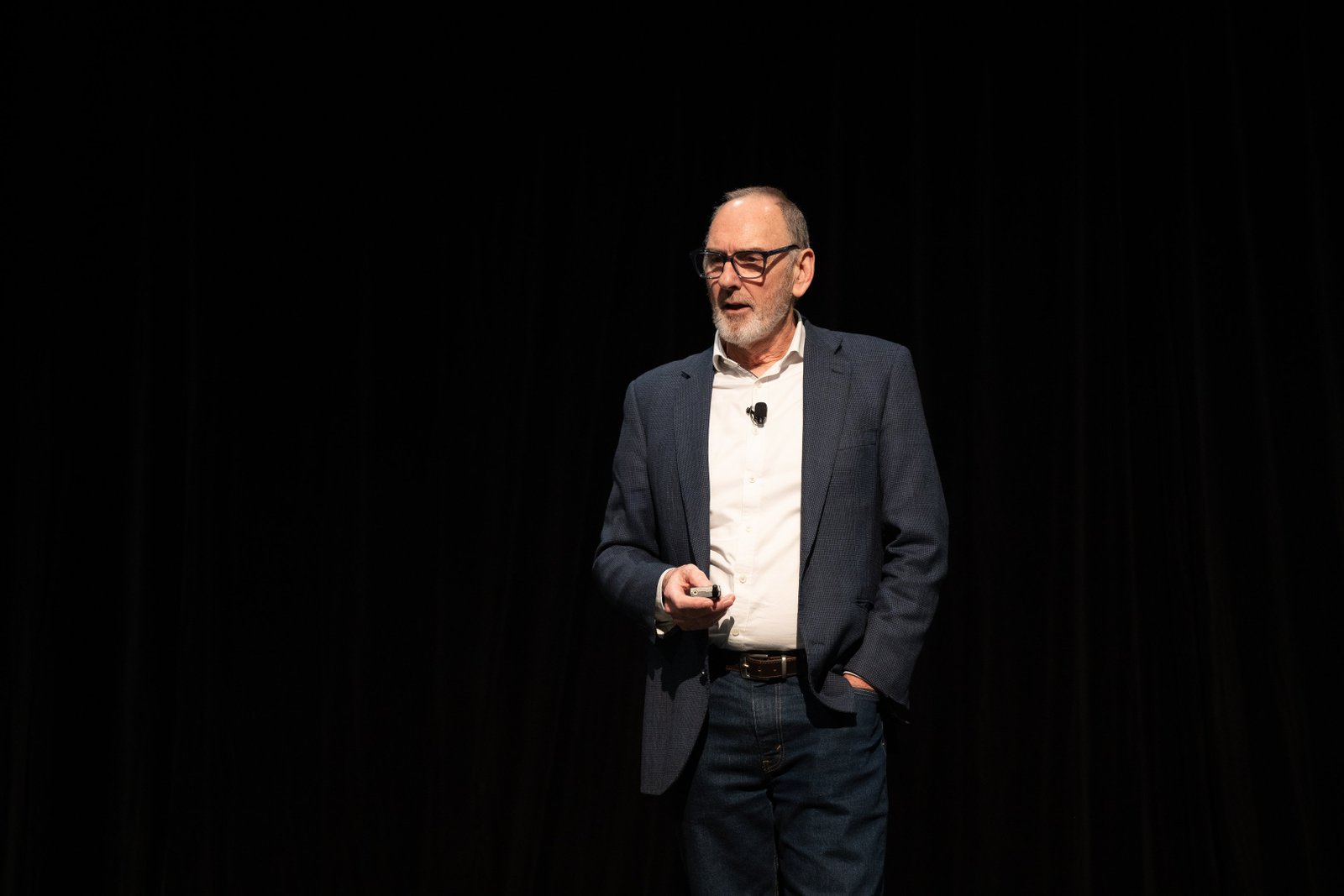Steve Simpson engaging a conference audience